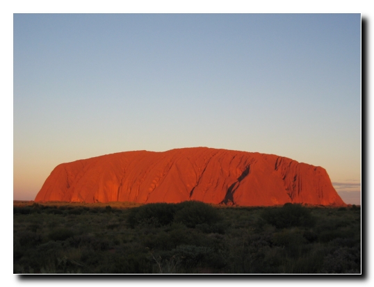 19 Die Sonne geht unter am Ayers Rock